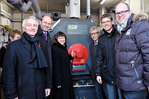  v.l.n.r.: ­Wolfgang Pieper, Bürgermeister der Stadt Telgte, Dr. Olaf Gericke, Landrat des Kreises Warendorf, Monika Manthey, Leiterin des Seniorenzentrums Haus Maria Rast, Karl-Heinz Sahling, Geschäftsführer der Caritas Seniorenheime GmbH, ­Norbert Neuhaus, ­Leiter Fachvertrieb bei RWE ED sowie Michael Kirchner, Inhaber von Kirchner Immobilien  