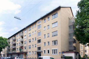  Bei der Sanierung von über 170 Wohnungen in der Münchner Trivastraße wird die neue Lüftungslösung Geneo Inovent eingesetzt 
